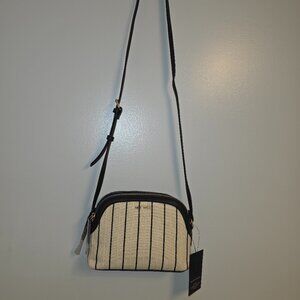 New with Tag Nine West Cream and Black Crossbody Purse
